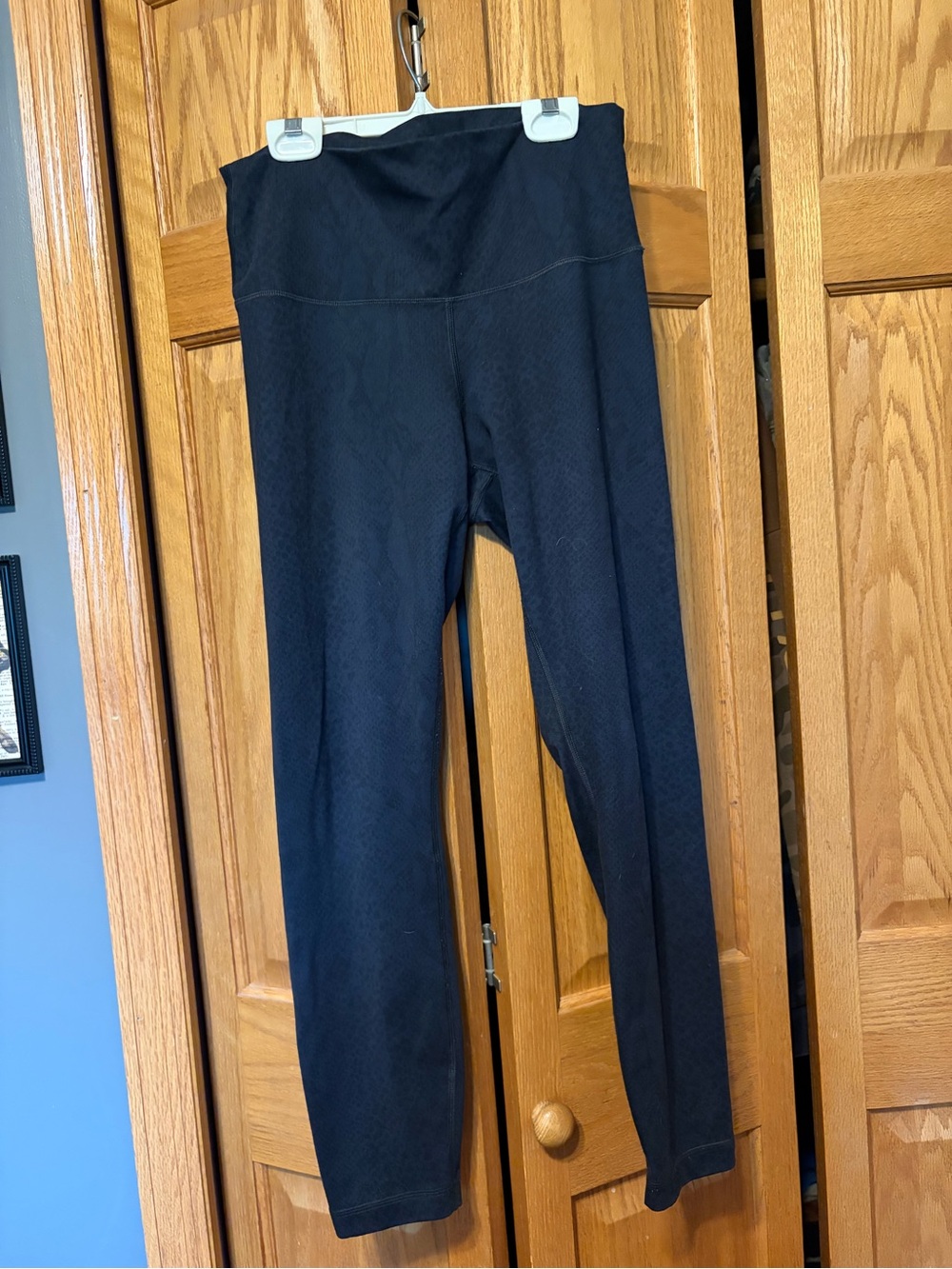 lululemon athletica Black Patterned High-Waist Leggings